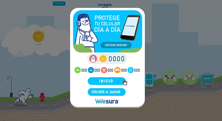 Wesura GO juego móvil